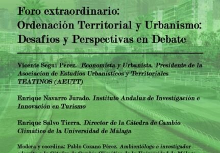 Estuvimos presente en el Foro sobre Ordenación Territorial y Urbanismo: Desafíos y Perspectivas en Debate.